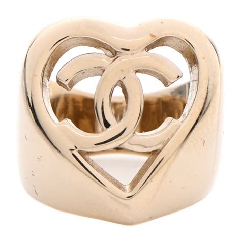 chanel heart ring|chanel rings real.